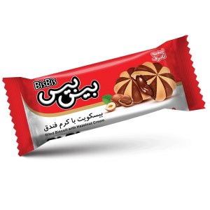 نادری بیسکوئیت فندقی بیس بیس6عددی(60گرمی)