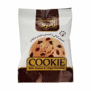 نادری کوکی کشمش و چیپس شکلات 30گرم