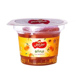 دیش دیش زردآلو لیوانی90گ