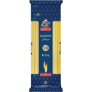 ماکارونی 500 گرم قطر 1.5 زرماکارون