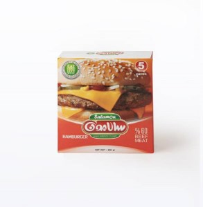 سالامون برگر 60 % گوشت 500 گرم