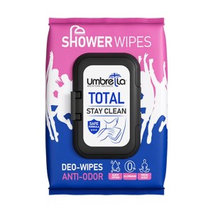 آمبرلا دستمال مرطوب خوشبوکننده بدن توتال 50ع