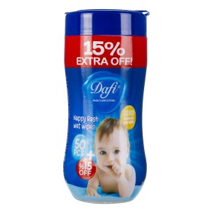 دافی دستمال مرطوب اکسترا کودک قوطی 50ع*
