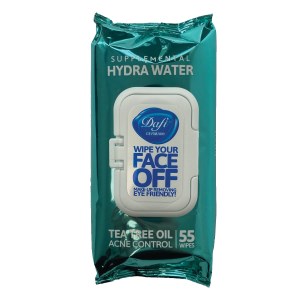 دافی دستمال مرطوب پاک کننده آرایش هیدرا واتر درب دار