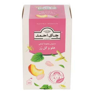 احمد دمنوش هلو و گل رز 20 عددی