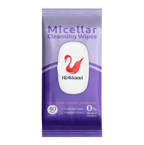 نیوساد دستمال آرایش مرطوب انواع کپ دار 40 عددی