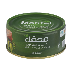 محفل کنسرو تن ماهی در روغن زیتون 180گ