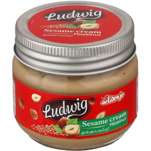 لودویگ کرم کنجد با مغز فندق 180 گرم