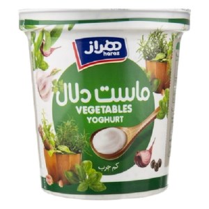 ماست دلال سبزیجات 750 گرم هراز