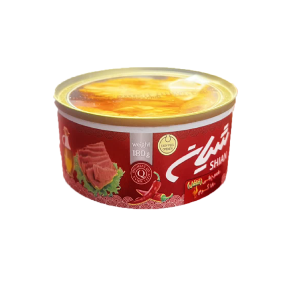 شیان تن ماهی فلفلی 180گ درب شفاف