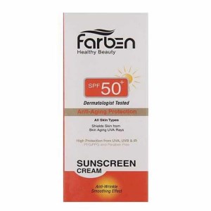 فاربن ضد افتاب با خاصیت ضد چروک SPF 50
