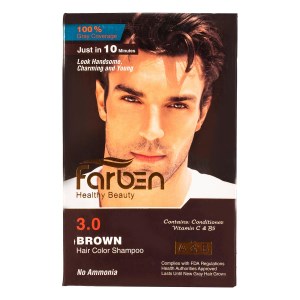 فاربن شامپو رنگ قهوه ای150میل