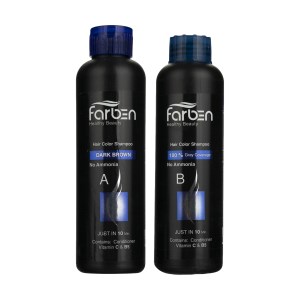 فاربن شامپو رنگ قهوه ای خیلی تیره 150میل