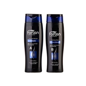 فاربن شامپو رنگ مشکی تیره 150میل
