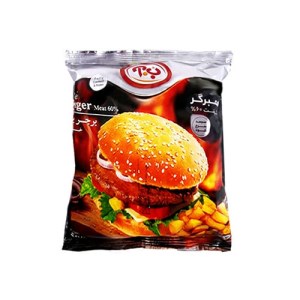 ب.آ همبرگر گوشت 60%