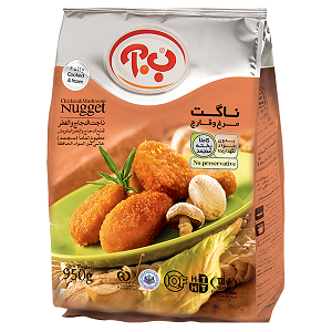ب.آ ناگت مرغ و قارچ 450 گرم