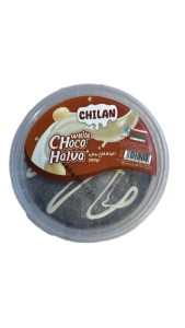 چیلان حلوا ارده کاکائویی با کرم سفید 500 گرم