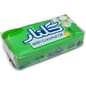 گلنار صابون حمام سبز سلفون دار 130 گ