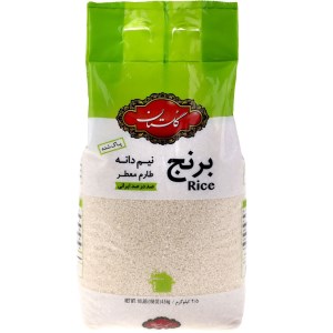 گلستان برنج نیم دانه معطر4.5 کیلو