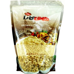 گلستان هاتی کارا برنج قهوه ای پاکتی 900گ