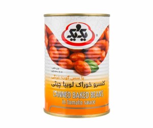 یک و یک کنسرو لوبیا چیتی با سس 420گ