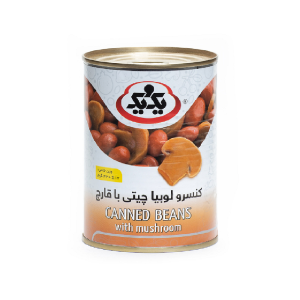 یک ویک کنسرو لوبیا چیتی با قارچ 380 گرم