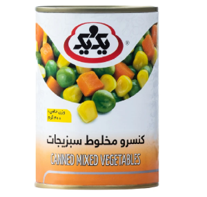 یک ویک کنسرو سبزیجات مخلوط 370 گرم