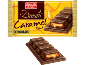شیرین عسل شکلات شیری کرم کارامل دریم 48گ