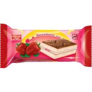 شیرین عسل کیک لایه ای توت فرنگی 30گ