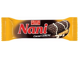 اسنک غلات حجیم شده کاکائویی نانی