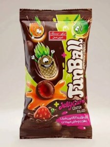دراژه شکلاتی با مغز پاستیا میوه شیرین عسل