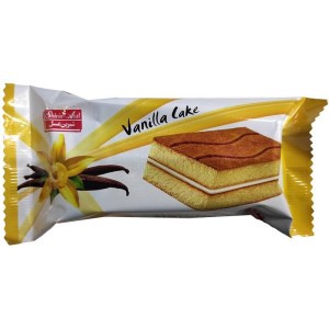 شیرین عسل کیک لایه ای کرمدار با طعم وانیل 30گ