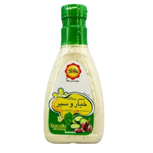 بهروز سس سالاد خیار و سیر