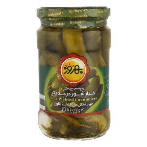خیارشور درجه یک 660 گرم بهروز