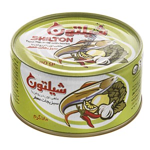 شیلتون کنسرو ماهی باسبزیجات معطر 180گ