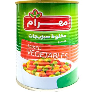 مهرام کنسرو مخلوط سبزیجات400گ
