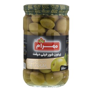 مهرام زیتون شور خیلی درشت 690گ