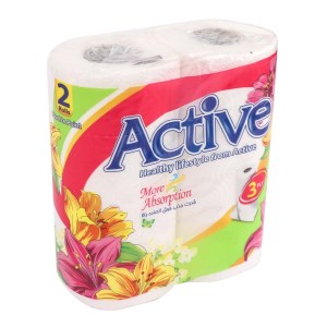 اکتیو دستمال حوله 2قلو