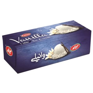 بستنی وانیلی 1 لیتر پایه کوتاه کاله