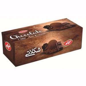 بستنی پاکتی 550 گرم شکلاتی کاله (1ل)