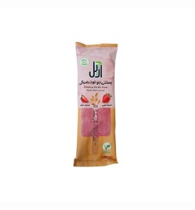 آژیل بستنی چوبی رژیمی توت فرنگی