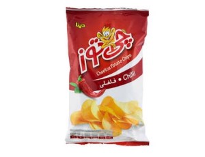 چیپس تند و شیرین 60 گرم چی توز