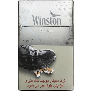 ونستون سیگار نوا لایت سیلور