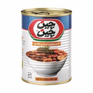 چین چین کنسرو لوبیا چیتی 400 گرم