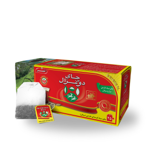 دوغزال چای کیسه ای ساده 25ع
