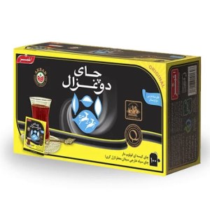 چای کیسه ای ارل گری انولوپ دار 100ع دو غزال چای کیسه ای ارل گری انولوپ دار 100ع دو غزال