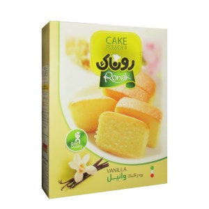 روناک پودر کیک وانیل 450 گرم