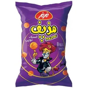 اسنک توپی درشت پنیری 85گرم مزمز