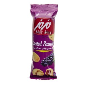 مزمز بادام زمینی روکشدارسرکه بالزامیک 40 گ