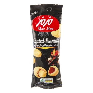 مزمز بادام زمینی روکشدار دودی